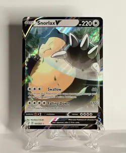 Snorlax V 141/202 Holo - Pokemon SWSH01: Sword & Shield Base Set - Image 1