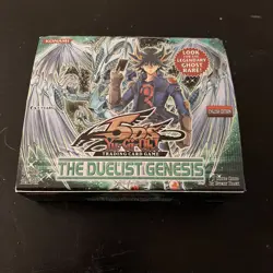 2008 Yu-Gi-Oh! Duelist Genesis Booster Box Unlimited Edition, Box Only No Packs - Image 1