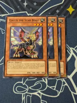 3x Gallis the Star Beast - RYMP-EN013 - Common (NM) - Yugioh Playset - Image 1