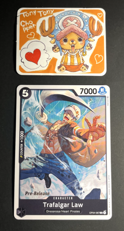 Trafalgar Law (OP04-087) - Pre-Release One Piece | Moderately Played - Image 2