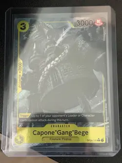 One Piece TCG Capone Gang Bege ENGLISH OP04-100 ALT ART Kingdoms Of Intrigue - Image 1