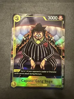 Capone Gang Bege OP04-100 PRB01 Alt Art Parallel One Piece TCG Card Game CCG - Image 1