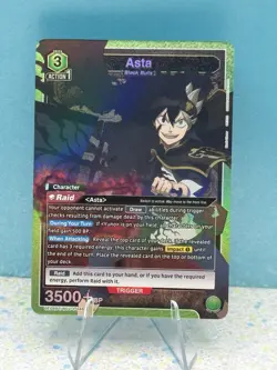 Union Arena CCG Black Clover Asta BCV-1-046 Super Rare - Image 1