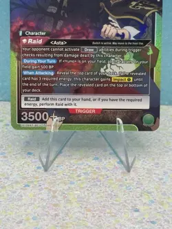 Union Arena CCG Black Clover Asta BCV-1-046 Super Rare - Image 3