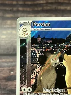 Pokemon TCG Persian Shrouded Fable Holo Illustration Card 078/064 - Image 2