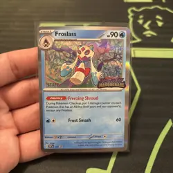 Froslass SVP117 - Twilight Masquerade - STAFF Stamped Prerelease Pokemon Card - Image 1