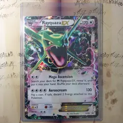 Rayquaza EX XY69 Black Star Promo JUMBO Holo Pokemon Card English - Image 4