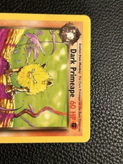 Dark Primeape 43/82 Team Rocket 1st First Edition Pokemon Card In NM Condition - Image 2