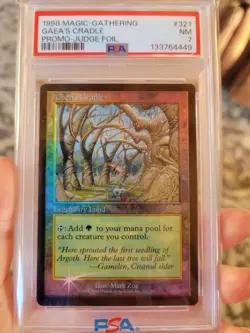 Magic the Gathering Gaea's Cradle Judge Foil Promo Card - Image 1