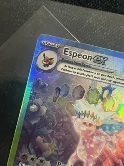 Pokemon TCG Espeon EX Prismatic Evolutions Sir Holo Card 155/131 SV - Image 3