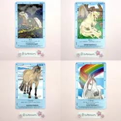 Bella Sara Northern Lights 26 Common Card Lot - Image 3