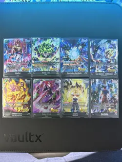 dragon ball fusion world SR Foil 8 Card Lot - NM Or BETTER - Image 1