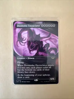 MTG Doomsday Excruciator DSK 0346 R NM Regular Borderless - Image 1