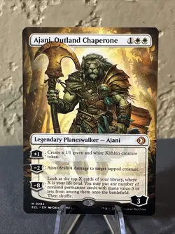Ajani, Outland Chaperone (Borderless) Lorwyn Eclipsed Regular - Image 1