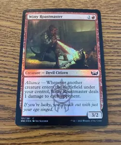 Witty Roastmaster #131 (Foil) (NM) Streets New Capenna SNC Magic The Gathering - Image 1