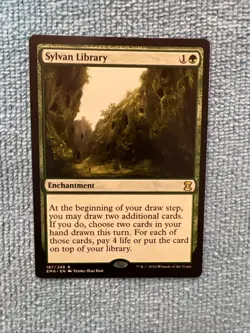Magic the Gathering MTG Sylvan Library (187) Eternal Masters LP - Image 1