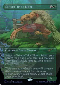 MTG Sakura-Tribe Elder (192) | NM Foil | Secret Lair Fiona Staples {SLD} - Image 2