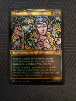 mtg queen allenal of ruadach showcase foil 309 dominaria united - Image 1