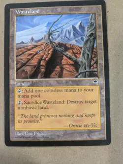 Wasteland - MTG - Tempest - VG/MP - Image 1