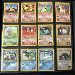 Pokemon Card Vintage Lot 44 cards NM, MP, LP Various WOTC Sets C/UC Non Holo - Image 1