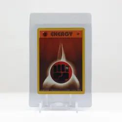 Fighting Energy Pokemon 1st edition base set 97/102 1999 stamp raw mint WOTC - Image 1