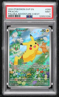 Pikachu (Paldea Adventure Chest) Holo Pokemon Scarlet & Violet Black Star Promo - Image 1