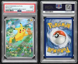 Pikachu (Paldea Adventure Chest) Holo Pokemon Scarlet & Violet Black Star Promo - Image 3