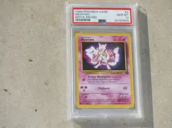 1999 POKEMON GAME MEWTWO MOVIE PROMO CARD #3 POKEMON PSA 10 - Image 1