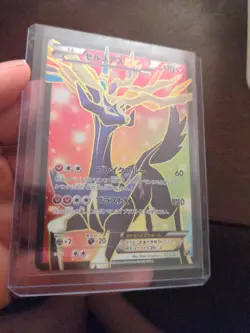 Pokemon TCG Xerneas-EX XY 12/23 Holo Full Art Jp - Image 1