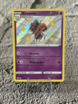 Pokemon Shining Fates * Shiny Vault Alcremie * Rare Holo SV058/SV122 * 2021 - Image 1