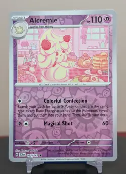 Pokemon Alcremie #065/142 English Stellar Crown Reverse Holo - Image 1