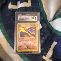 Pokemon Moltres Black Star Promo Error Illustrator CGC 9.5 21 2000 Wizards - Image 2