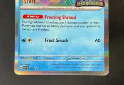 Froslass Pokemon Twilight Masquerade Staff Promo #117 - Image 4