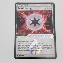 Pokemon TCG Beast Energy Prism Star Prism Rare SM - Forbidden Light 117/131 - LP - Image 1