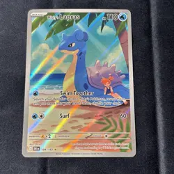 Pokemon TCG Misty's Lapras Destined Rivals 194/182 Near Mint Pack Fresh - Image 1