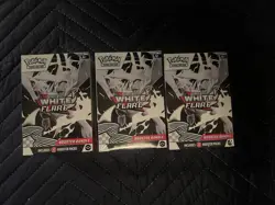 Pokemon TCG Scarlet and Violet WHITE FLARE Booster Bundle 6 packs NEW SEALED X 3 - Image 1