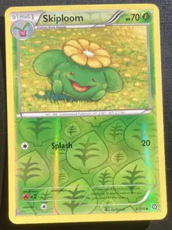 Skiploom 4/114 Pokemon Steam Siege Reverse Holo Uncommon TCG LP - Image 1