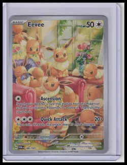 Eevee 188/167 Illustration Rare Pokemon TCG S&V Twilight Masquerade - Image 1