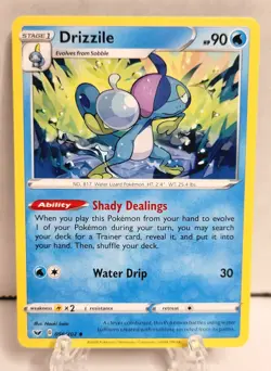 1x Drizzile 056/202 Uncommon Pokemon Sword & Shield Base - Image 1