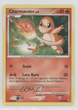 Charmander Pokemon Diamond & Pearl Secret Wonders #82 2007 - Image 1