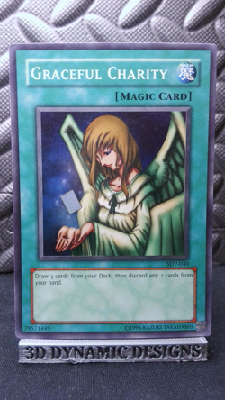 | Yugioh Graceful Charity SDP-040 Super Rare Starter Deck Pegasus LP 🔥 | - Image 1