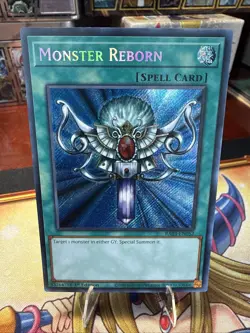 Yu-Gi-Oh! Monster Reborn RA03-EN052 Secret Rare 1st Edition NM Condition - Image 1