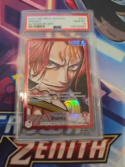 PSA 10 – 2024 ONE PIECE OP09-EMPERORS IN THE NEW WORLD 001 SHANKS ALT ART (EN) - Image 1