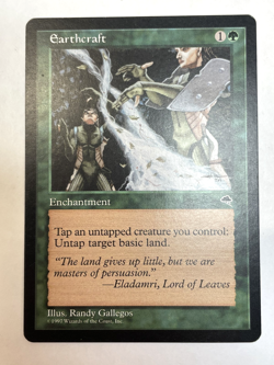 MTG Earthcraft Tempest NM Regular Rare Magic The Gathering Card - Image 1