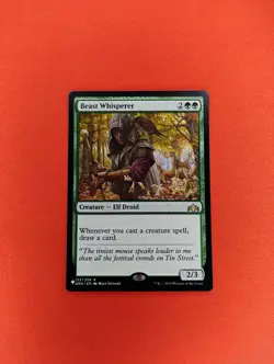 MTG Magic the Gathering Beast Whisperer #123 The List LP - Image 1