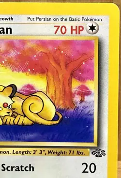 Persian 42/64 Jungle Set 1st Edition Uncommon 1999 Vintage Pokemon TCG - Image 4