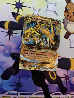 Pokemon Mega Charizard EX 107/106 Holo Card 2014 English - Image 3
