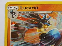 Lucario SM54 Cosmos Holo Crimson Invasion 3-Pack Blisters Promo Pokemon - Image 2