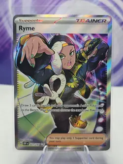 Ryme 221/197 SV03: Obsidian Flames Holo Full Art Trainer NM Pokemon TCG - Image 1