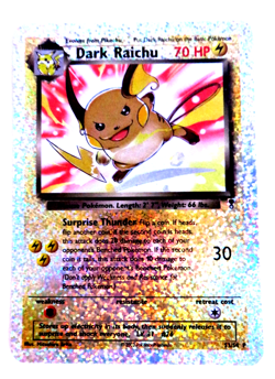 Pokemon Dark Raichu s3/s4 Jumbo Oversized Box Topper HP - Image 1